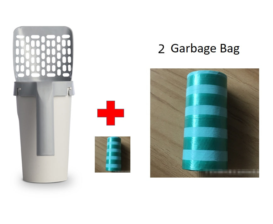 Cat Litter Scoop with Storage Box – Easy Waste Disposal
