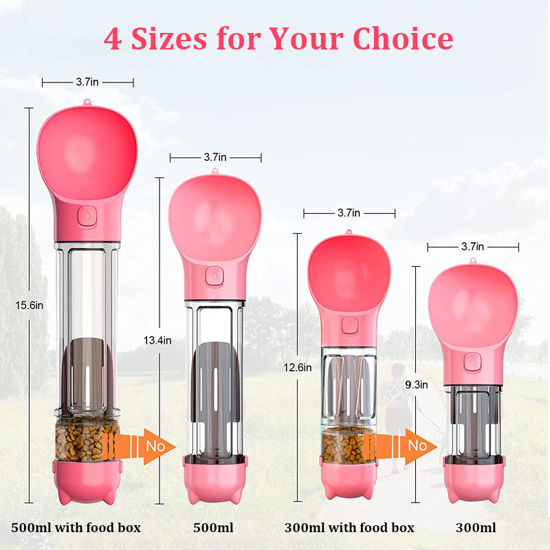 Pet Multi-Functional Water Bottle – Portable Dog & Cat Drink Dispenser