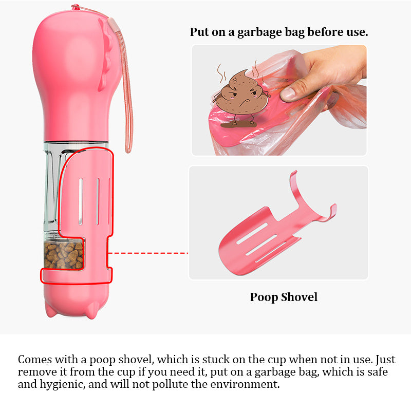 Pet Multi-Functional Water Bottle – Portable Dog & Cat Drink Dispenser