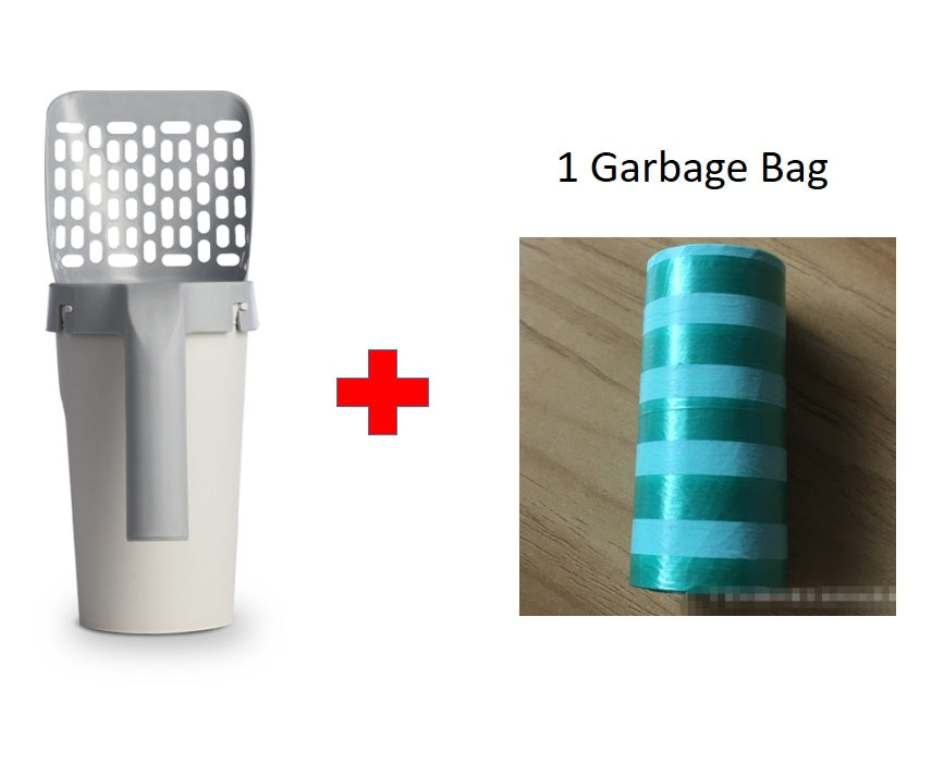 Cat Litter Scoop with Storage Box – Easy Waste Disposal