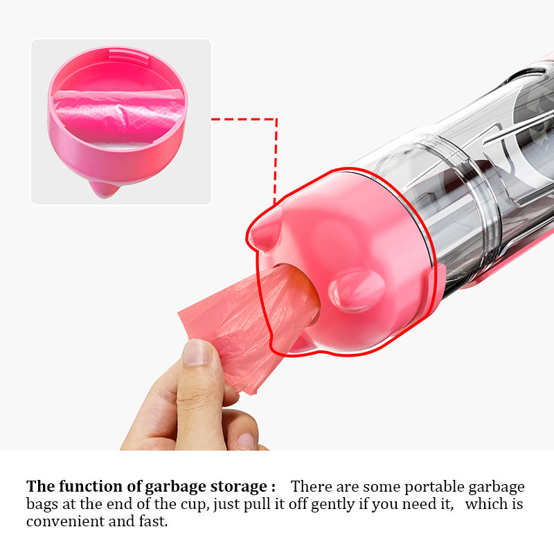 Pet Multi-Functional Water Bottle – Portable Dog & Cat Drink Dispenser